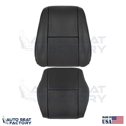 2007 - 2019 For Mercedes Sprinter Van Drive Top & Bottom Black Vinyl Seat Covers - OEM-Style Replacement Seat Cover
