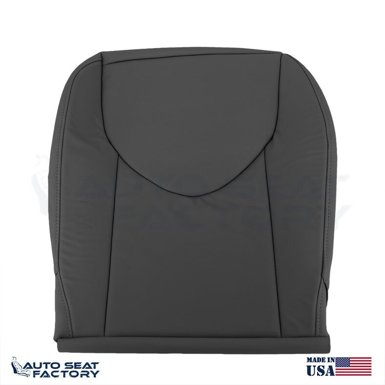 2006 - 2012 Fits Toyota RAV4 SOLID Driver Side Bottom Black Vinyl Seat Cover - OEM-Style Replacement Seat Cover