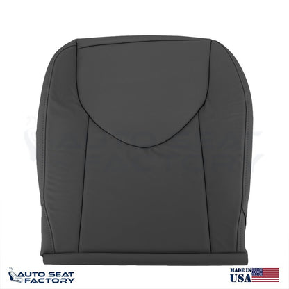 2006 - 2012 Fits Toyota RAV4 SOLID Driver Side Bottom Black Vinyl Seat Cover - OEM-Style Replacement Seat Cover