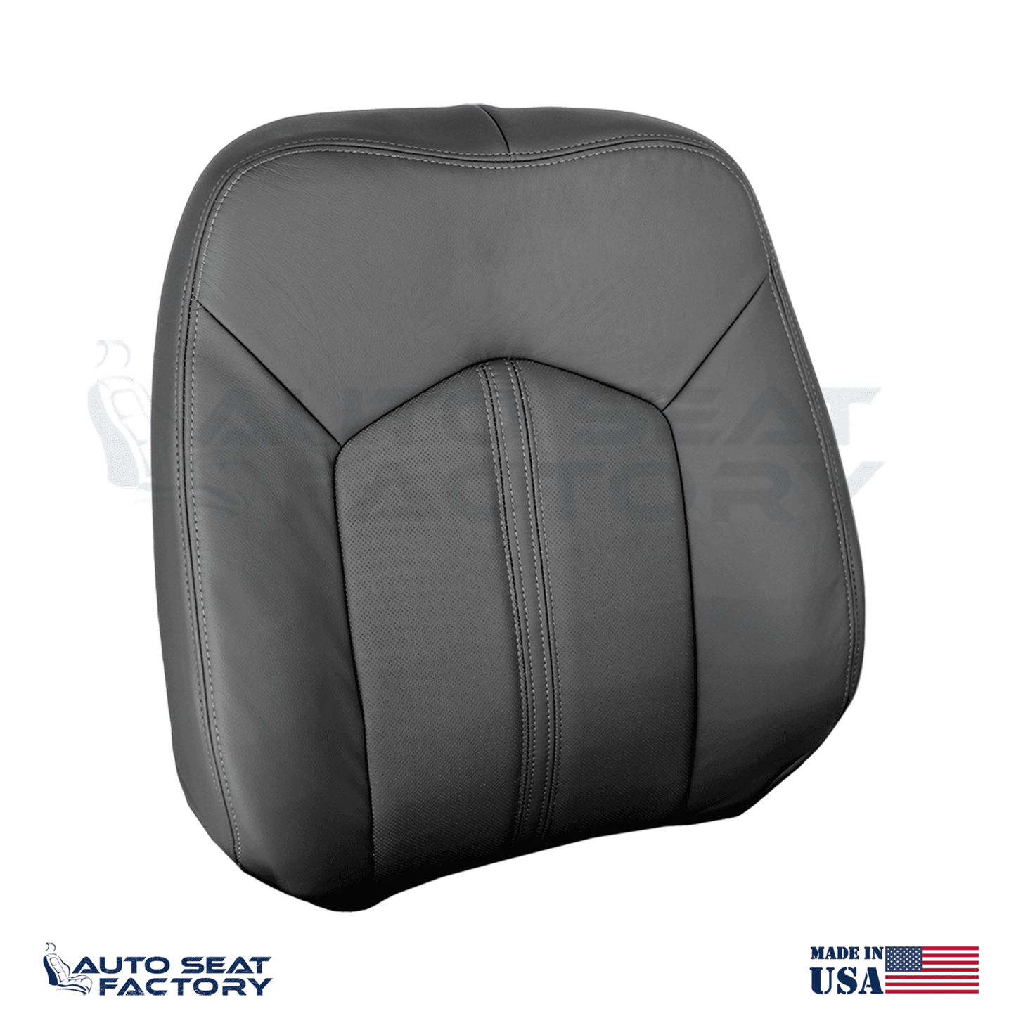 Replacement 2010 - 2016 Fits Cadillac SRX Ebony Vinyl Seat Covers, Perforated - OEM-Style Replacement Seat Cover