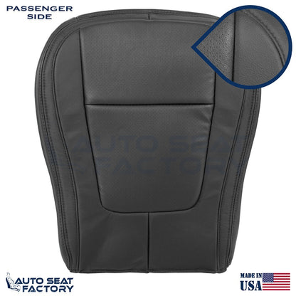 2009 - 2015 Fits Jaguar XF X2 RIGHT Bottom Black Vinyl Seat Cover, Perforated - OEM-Style Replacement Seat Cover