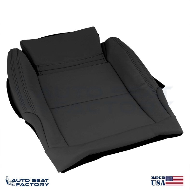 2016 - 2019 Fits Mercedes CLA Driver & Passenger Bottom Black Seat Cover - OEM-Style Replacement Seat Cover