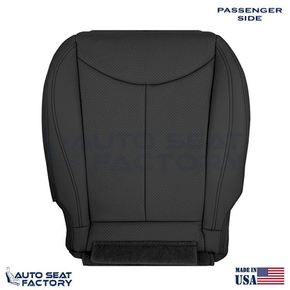 2009 - 2013 Fits Infiniti G37 CONVERTIBLE Bottom Black Vinyl Seat Cover, Perf. - OEM-Style Replacement Seat Cover