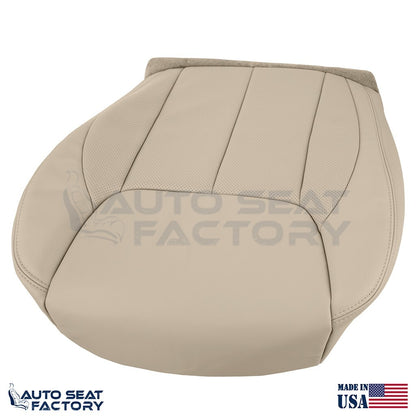 Fits 2006 - 2011 Cadillac DTS Driver Bottom Cashmere Vinyl Seat Cover, Perf. - OEM-Style Replacement Seat Cover