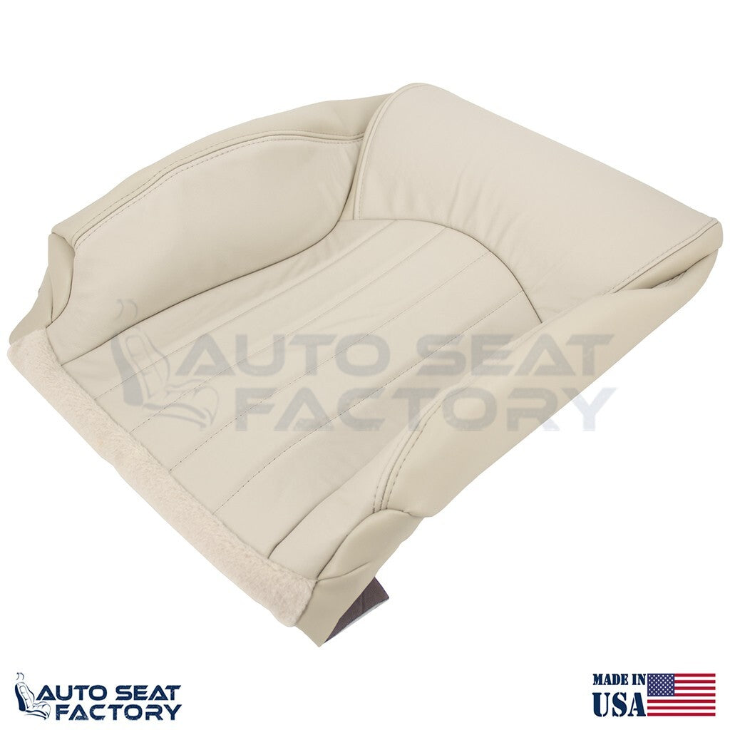 2014 - 2017 Fits Infiniti QX50 PASSENGER Top & Bottom Wheat Leather Seat Covers - OEM-Style Replacement Seat Cover