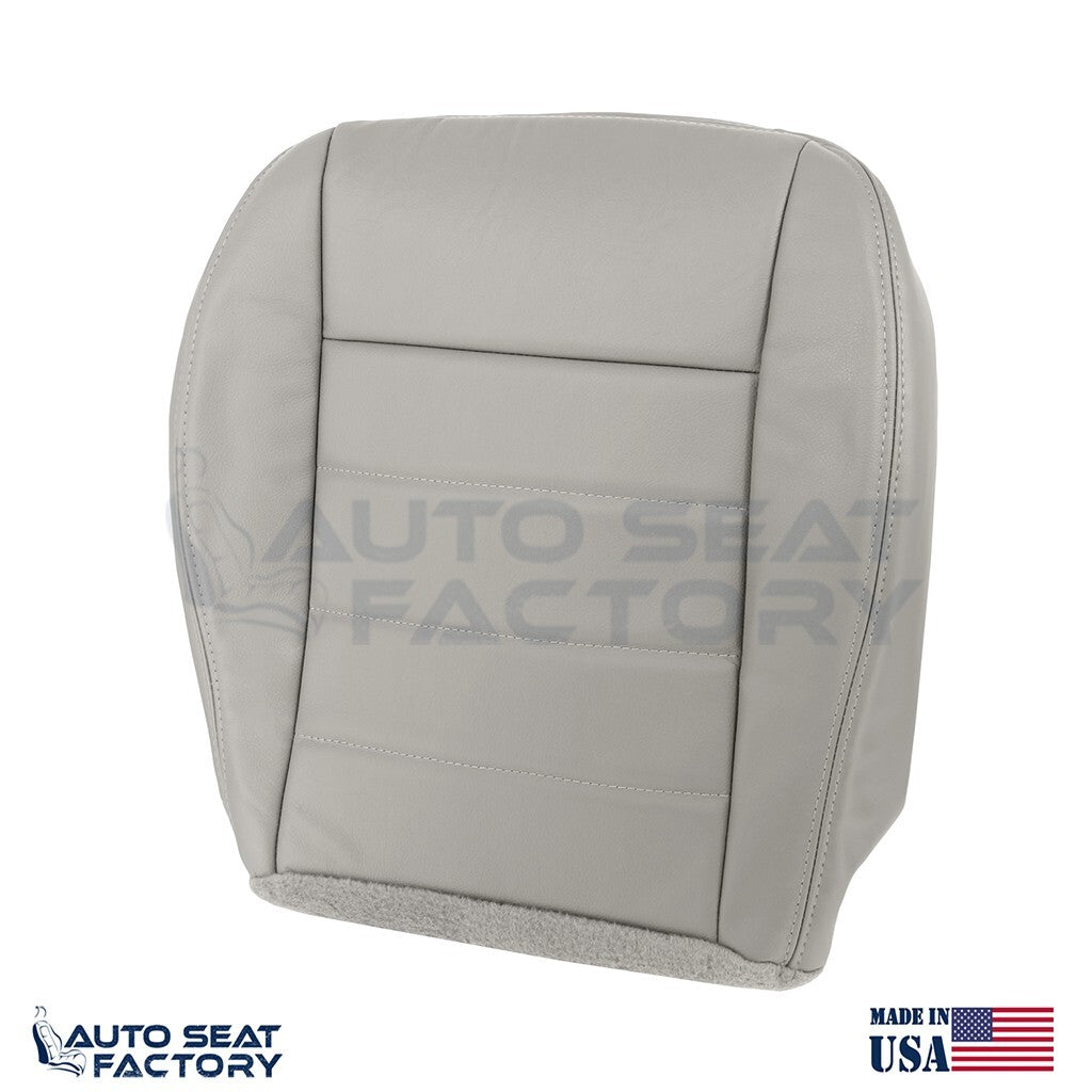 Fits 2006 - 2008 Dodge Magnum Driver Bottom Solid Graystone Vinyl Seat Cover - OEM-Style Replacement Seat Cover