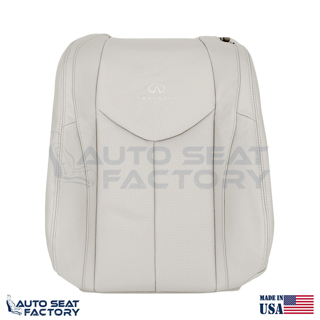Perforated Driver Top Seat Cover Fits 2009 - 2013 Infiniti G37 CONVERTIBLE - OEM-Style Replacement Seat Cover