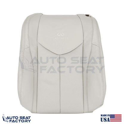 Perforated Driver Top Seat Cover Fits 2009 - 2013 Infiniti G37 CONVERTIBLE - OEM-Style Replacement Seat Cover