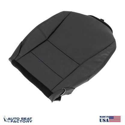 Fits 2013 - 2017 Honda Accord Driver Passenger Perforated Vinyl Seat Covers - OEM-Style Replacement Seat Cover