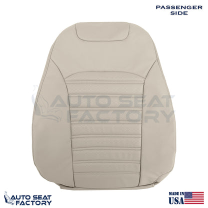 Fits 2013 - 2017 Ford Fusion PASSENGER Side Upper Vinyl Replacement Seat Cover - OEM-Style Replacement Seat Cover
