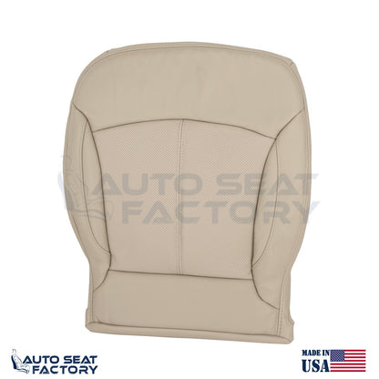 Fits 2010 - 2013 Buick LaCrosse RIGHT Top & Bottom Tan Vinyl Seat Covers, Perf. - OEM-Style Replacement Seat Cover