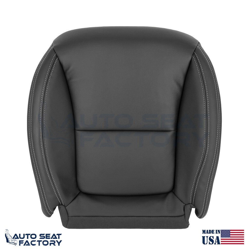 Fits 2012 - 2016 Mercedes Benz SLK Front Driver Bottom Black Seat Cover - OEM-Style Replacement Seat Cover