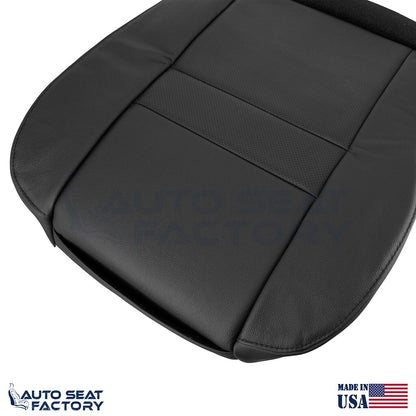 Fits 2006 2007 Chevy Monte Carlo PASSENGER Driver Perf. Black Vinyl Seat Cover - OEM-Style Replacement Seat Cover