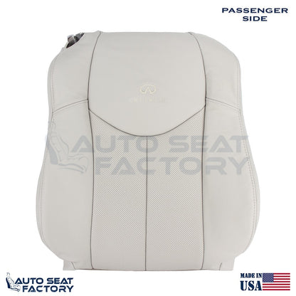 2009 - 2013 Fits Infiniti G37 Coupe Perforated PASSENGER Vinyl Top Cover - OEM-Style Replacement Seat Cover