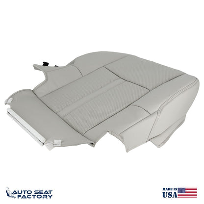 Fits 2010 - 2019 Lincoln MKT Driver Bottom Gray Vinyl Seat Cover, Perforated - OEM-Style Replacement Seat Cover