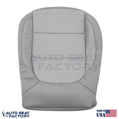 2019 - 2022 Chevy Silverado/ GMC Sierra PASSENGER Bottom Gray Cloth Seat Cover - OEM-Style Replacement Seat Cover