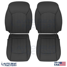 2014 - 2017 Fits Infiniti QX50 LEFT & RIGHT Black Vinyl Seat Covers 4PCS - OEM-Style Replacement Seat Cover