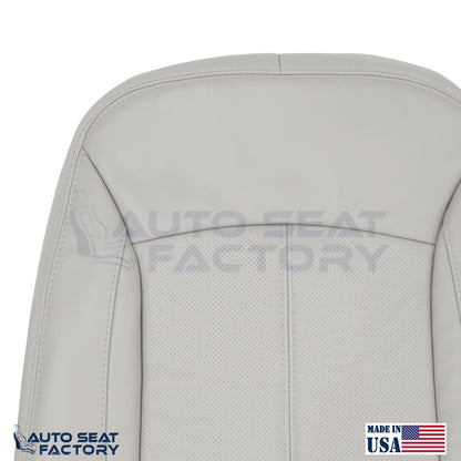 Fits 2010 -2013 Buick LaCrosse RIGHT Top & Bottom Gray Leather Seat Covers, Perf - OEM-Style Replacement Seat Cover