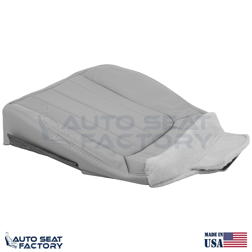 2003 - 2006 Fits Lincoln LS RIGHT Bottom Dove Leather Seat Cover, Perforated - OEM-Style Replacement Seat Cover