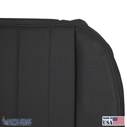 2003 - 2006 Fits Lincoln LS Driver Bottom Black Leather Seat Cover, Perforated - OEM-Style Replacement Seat Cover
