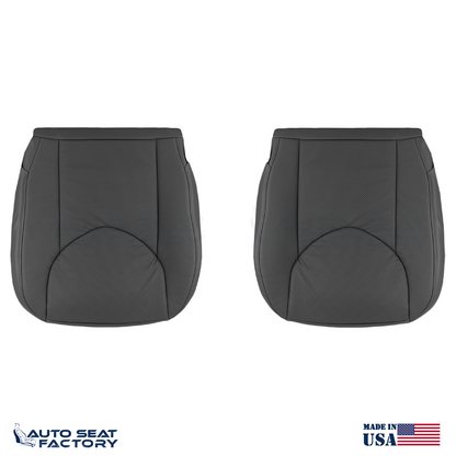 2006 - 2012 Fits Toyota RAV4 Front Left Right Black Vinyl Seat Covers, Perf. - OEM-Style Replacement Seat Cover