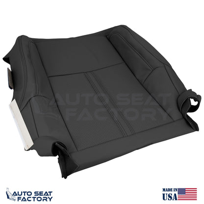 Fits 2009 - 2012 Lincoln MKS Driver Black Vinyl Seat Covers, Perforated 2PCS - OEM-Style Replacement Seat Cover