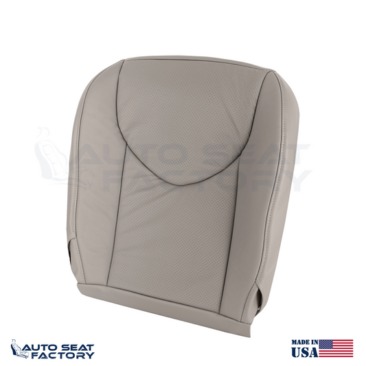 2006 - 2008 Fits Toyota RAV4 Perforated Driver Bottom Taupe Vinyl Seat Cover - OEM-Style Replacement Seat Cover