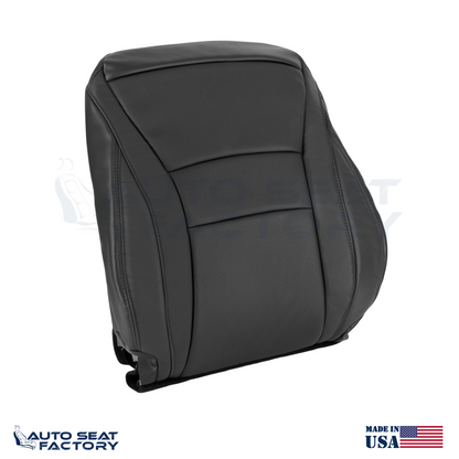 Fits 2013 - 2017 Honda Accord Driver Passenger Perforated Vinyl Seat Covers - OEM-Style Replacement Seat Cover