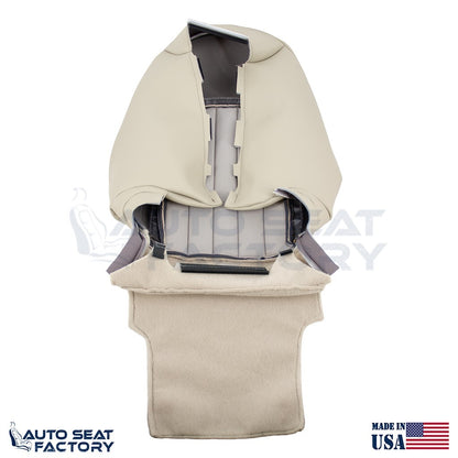 2014 - 2017 Fits Infiniti QX50 Driver Top & Bottom Wheat Vinyl Seat Covers - OEM-Style Replacement Seat Cover