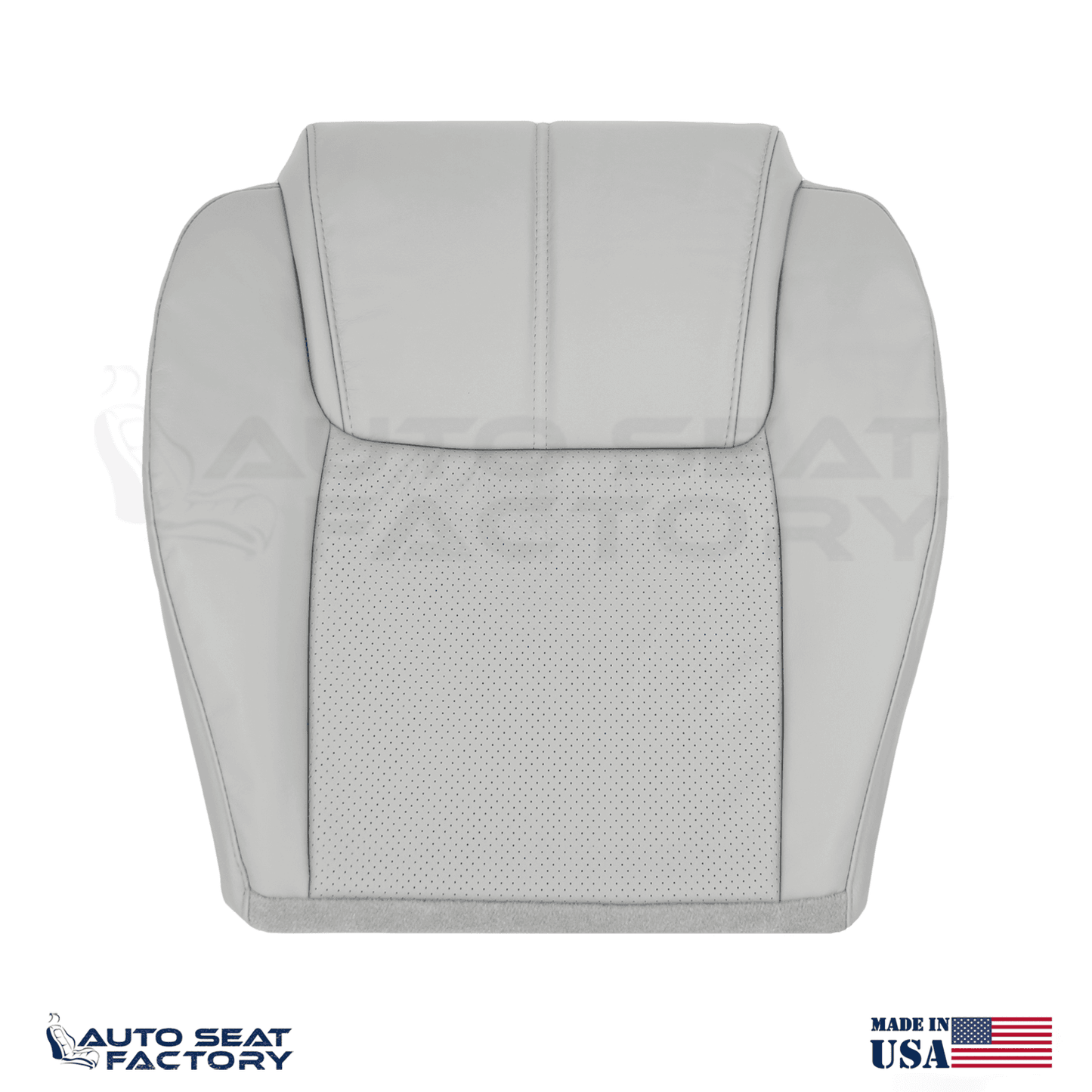 Fits 2006 - 2010 Jeep Commander Driver Side Bottom Leather Perforated Seat Cover - OEM-Style Replacement Seat Cover