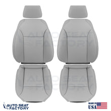 Replacement Fits 2004 - 2009 Saab 9-3 Driver Passenger Gray Vinyl Seat Covers - OEM-Style Replacement Seat Cover