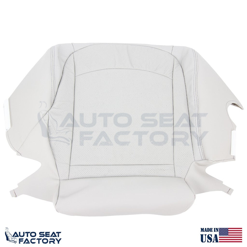 2011 - 2013 Fits Nissan Rogue PASSENGER Top & Bottom Perf Gray Vinyl Seat Covers - OEM-Style Replacement Seat Cover