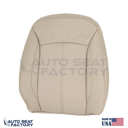 Fits 2010 - 2013 Buick LaCrosse RIGHT Top & Bottom Tan Vinyl Seat Covers, Perf. - OEM-Style Replacement Seat Cover