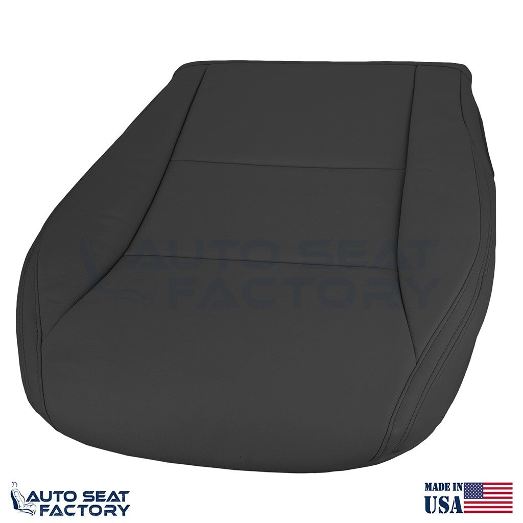 Fits 2014 2015 Mercedes Benz CLA Driver & Passenger Bottom Blk Vinyl Seat Cover - OEM-Style Replacement Seat Cover