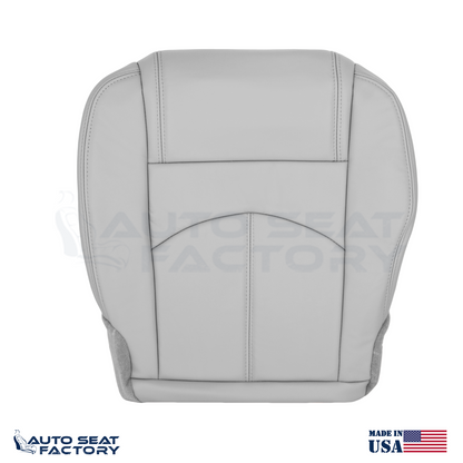 Fits 2013 - 2017 GMC Acadia Driver Bottom Solid Lt. Titanium Vinyl Seat Cover - OEM-Style Replacement Seat Cover