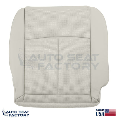 2014 - 2020 Fits Infiniti Q50 PASSENGER Bottom Gray Vinyl Seat Cover, PERFORATED - OEM-Style Replacement Seat Cover