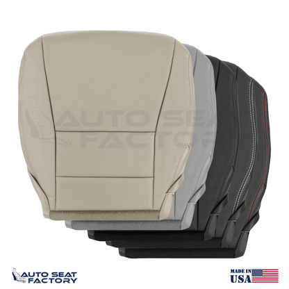 Fits 2013 - 2017 Honda Accord Vinyl PASSENGER Side Bottom Seat Cover Perforated - OEM-Style Replacement Seat Cover