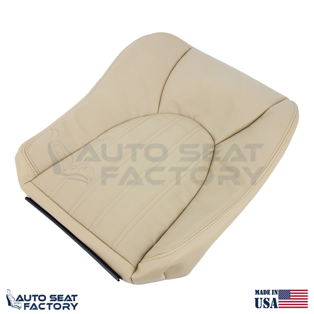 Fits 1997 - 2000 Jaguar XK8 Driver & Passenger Cashmere Vinyl Seat Covers - OEM-Style Replacement Seat Cover