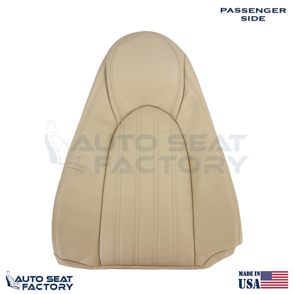Front Replacement PASSENGER Top Vinyl Seat Cover Fits 1997 - 2000 Jaguar XK8 - OEM-Style Replacement Seat Cover