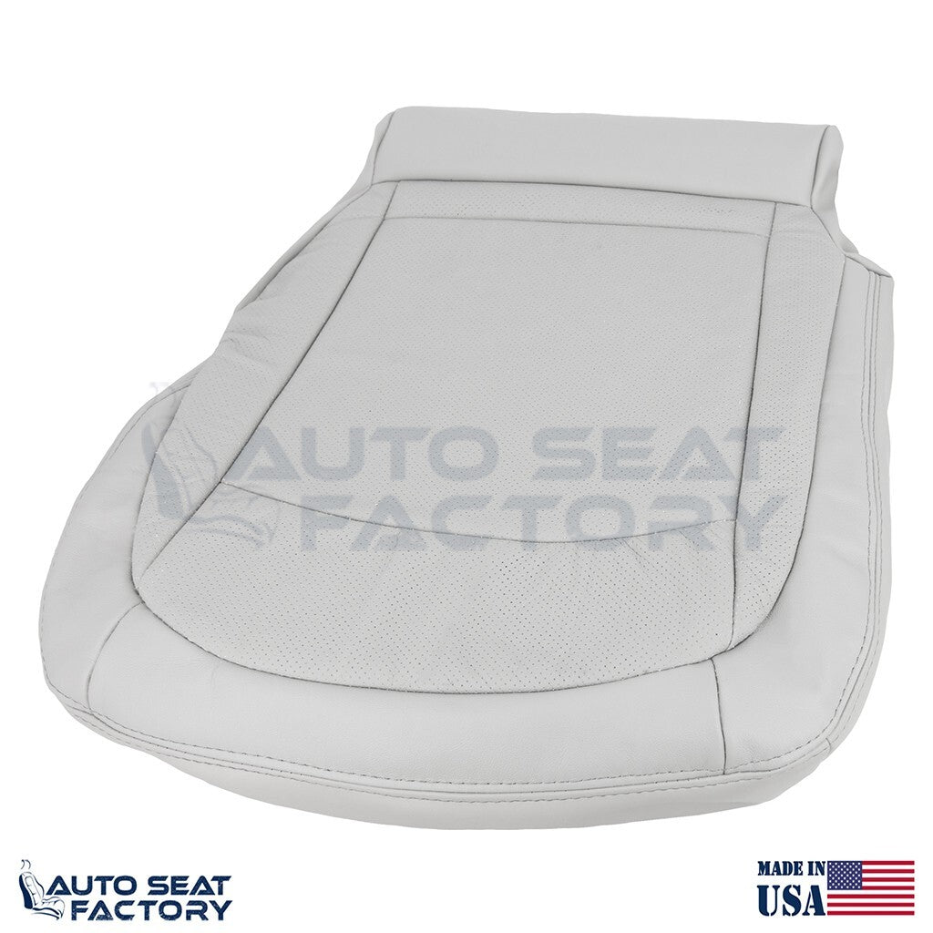 2011 - 2013 Fits Nissan Rogue Driver Top & Bottom Perf. Gray Vinyl Seat Covers - OEM-Style Replacement Seat Cover
