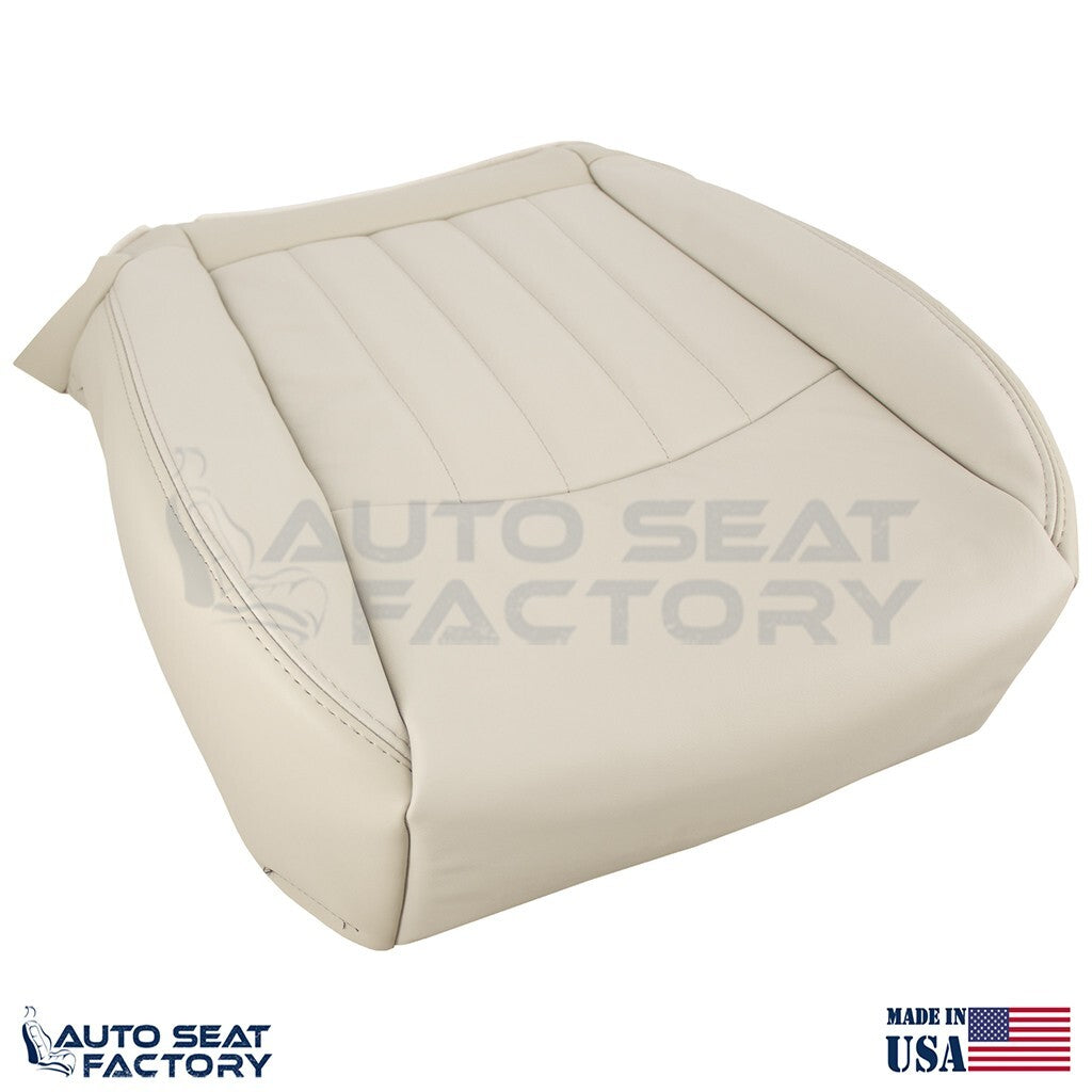 2014 - 2017 Fits Infiniti QX50 PASSENGER Side Bottom Wheat Vinyl Seat Cover - OEM-Style Replacement Seat Cover