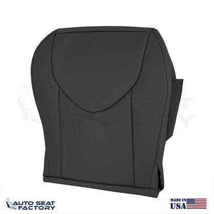 2006 - 2012 Fits Toyota RAV4 SOLID Driver Side Bottom Black Vinyl Seat Cover - OEM-Style Replacement Seat Cover