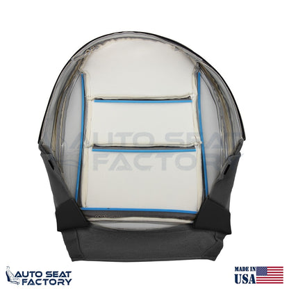 Fits 2014 2015 Mercedes Benz CLA PASSENGER Bottom Black Vinyl Seat Cover - OEM-Style Replacement Seat Cover