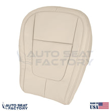 2009 - 2015 Fits Jaguar XF X2 Driver Bottom Tan Leather Seat Cover, Perforated - OEM-Style Replacement Seat Cover
