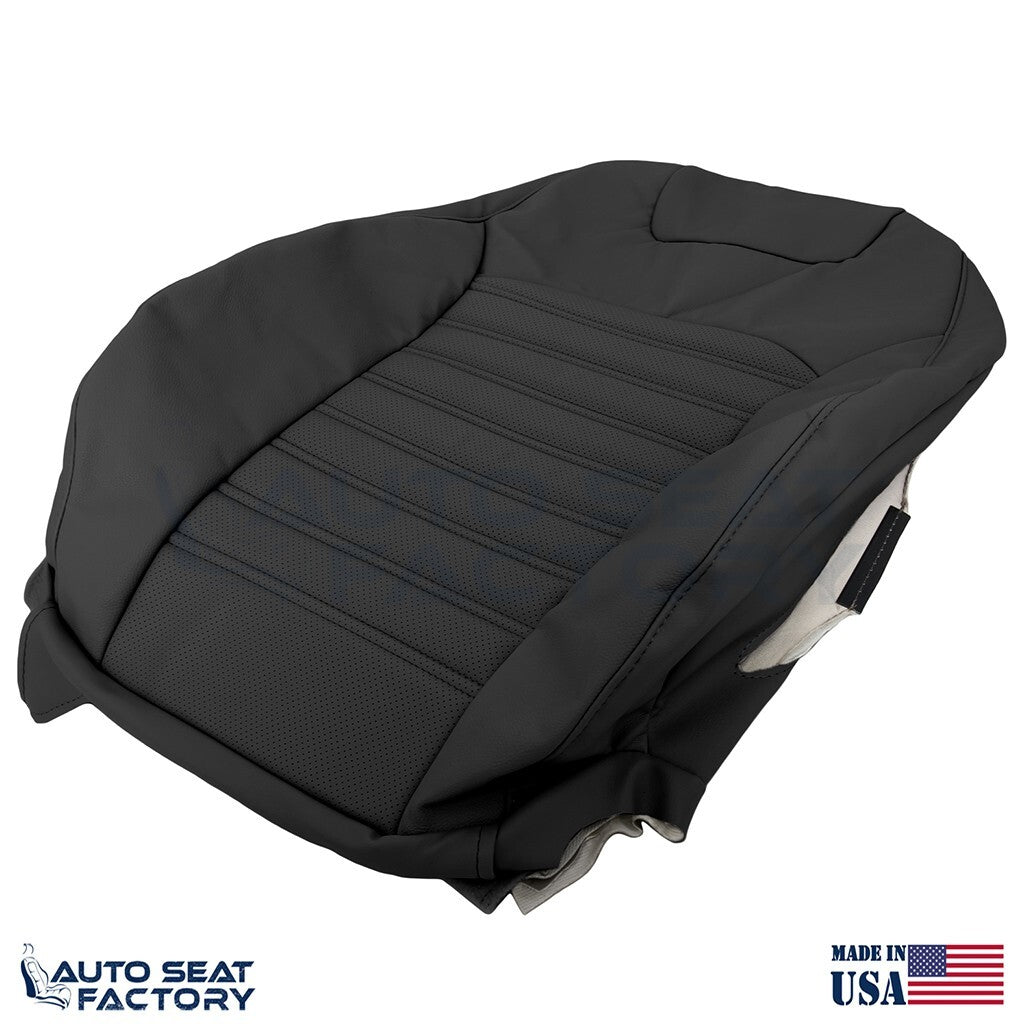 Replacement Black Vinyl Seat Cover SET For Ford Fusion 2013 2014 2015 2016 2017 - OEM-Style Replacement Seat Cover