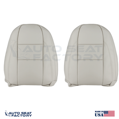 Replacement Fits 2007 - 2010 Volvo C70 Left & Right Top Cream Vinyl Seat Covers - OEM-Style Replacement Seat Cover