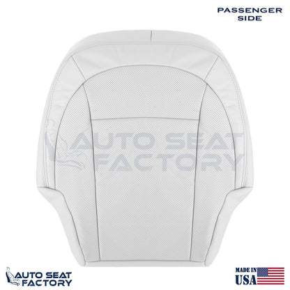 2011 - 2013 Fits Nissan Rogue PASSENGER Top Perforated Gray Vinyl Seat Cover - OEM-Style Replacement Seat Cover