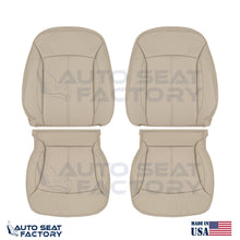 Fits 2010 - 2013 Buick LaCrosse Left & Right Tan Vinyl Seat Covers, PERFORATED - OEM-Style Replacement Seat Cover