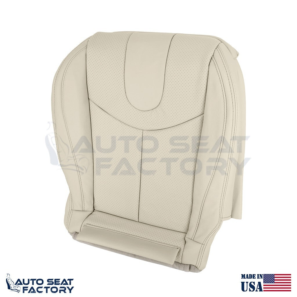 2009 - 2013 Fits Infiniti G37 CONVERTIBLE 2PC Bottom Tan Vinyl Seat Cover, Perf. - OEM-Style Replacement Seat Cover