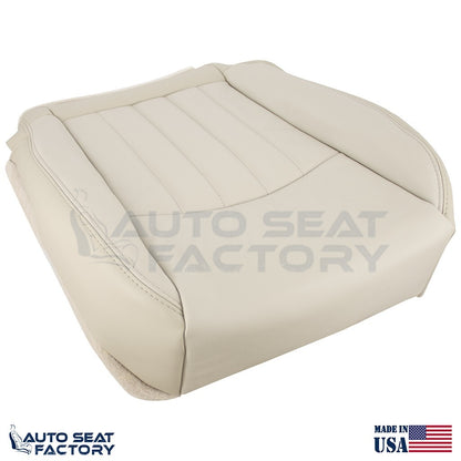 2014 - 2017 Fits Infiniti QX50 Driver Top & Bottom Wheat Vinyl Seat Covers - OEM-Style Replacement Seat Cover